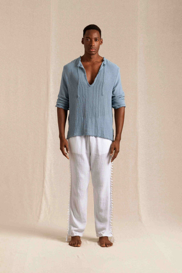 caravana HUBIKU SHIRT - BLUE HEAVEN