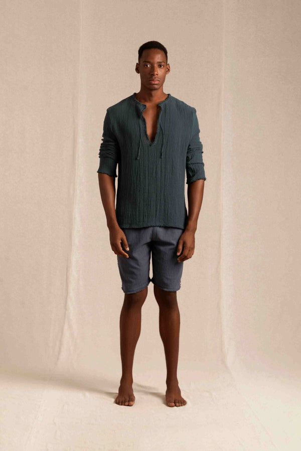 caravana HUBIKU SHIRT - HUNTER GREEN