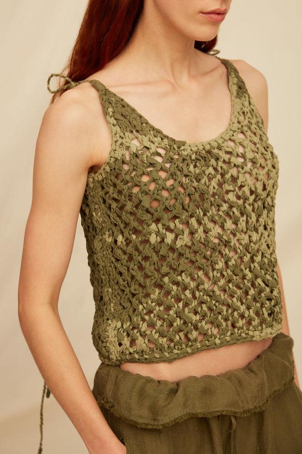 Caravana JOLCHE TOP - OLIVE / SAGE GREEN