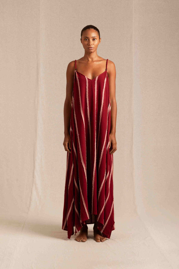 caravana KANDII DRESS - CHERRY / DESERT ROSE