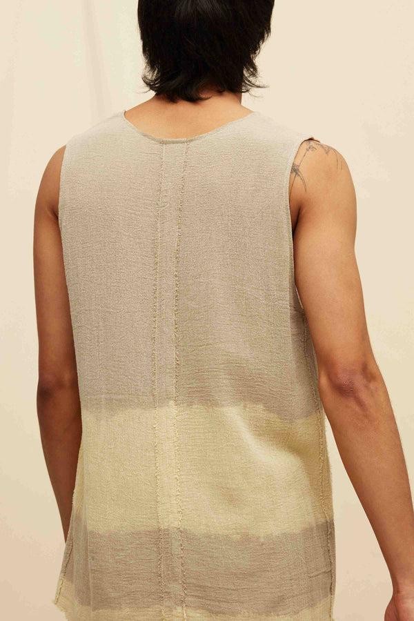 Caravana KIIBOK GAUZE TIE DYE SHIRT - SEPIA TIE DYE