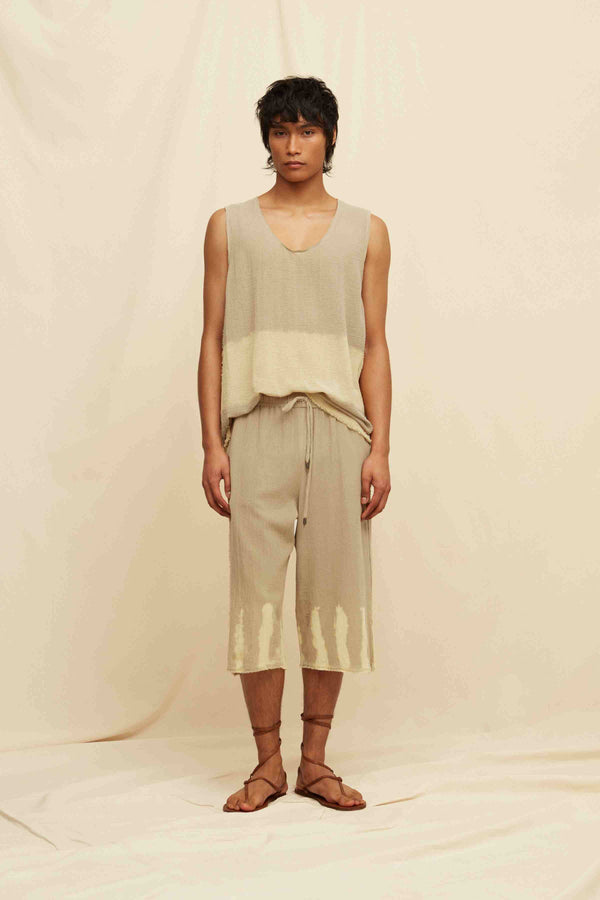 caravana KIIBOK GAUZE TIE DYE SHIRT - SEPIA TIE DYE