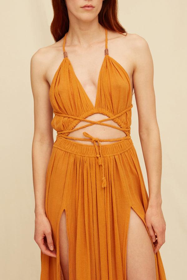 Caravana KIMI DRESS - BURNT ORANGE