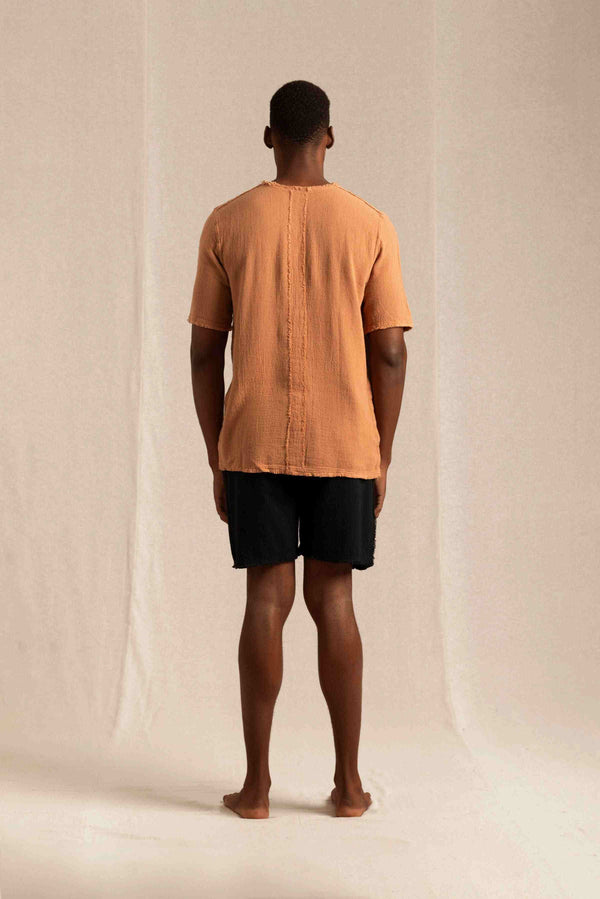 Caravana KIMON SHIRT - TOBACCO