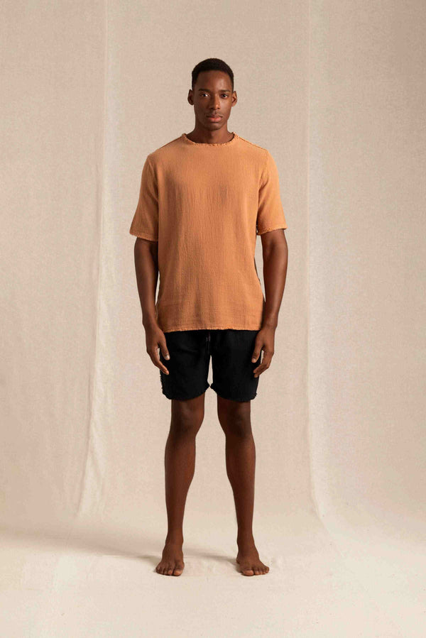 caravana KIMON SHIRT - TOBACCO