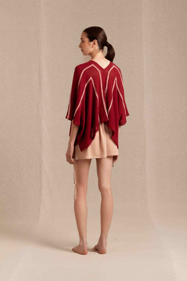 Caravana KISI TOP - CHERRY / DESERT ROSE