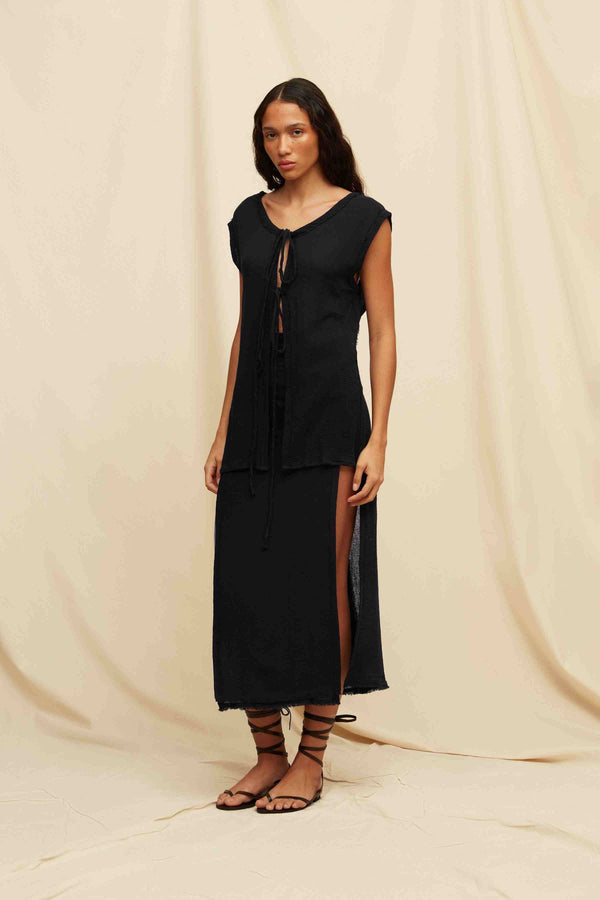 caravana KOATI DRESS - BLACK