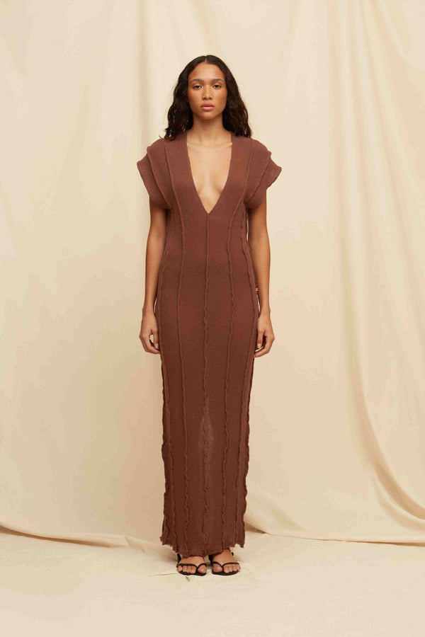 caravana KUNAK DRESS - MADERA