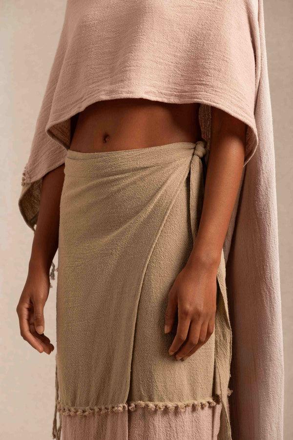 Caravana KUNTUR SKIRT - ANTIQUE ROSE / SEPIA TINT