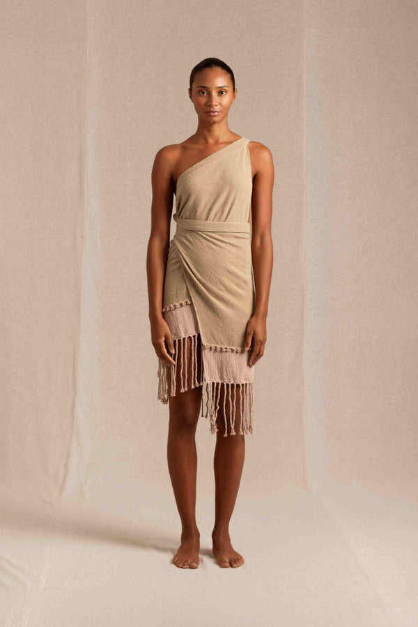 caravana KUNTUR SKIRT - ANTIQUE ROSE / SEPIA TINT