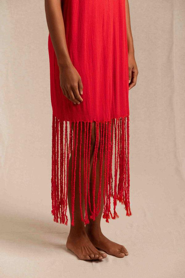 Caravana LAGAB DRESS - SCARLET