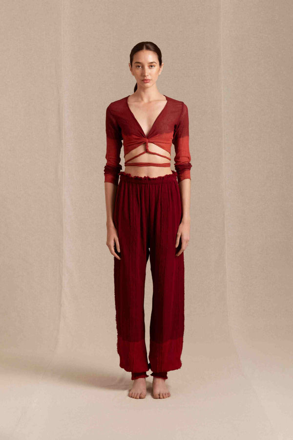 caravana LAHUN TOP - CHERRY TIE DYE