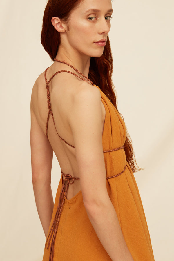 Caravana MAHAHUAL DRESS - BURNT ORANGE