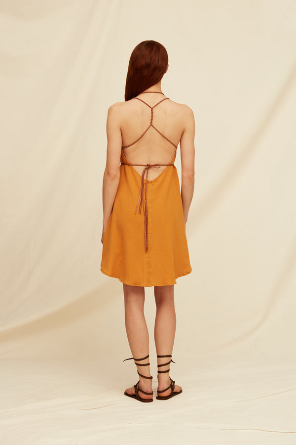 Caravana MAHAHUAL DRESS - BURNT ORANGE