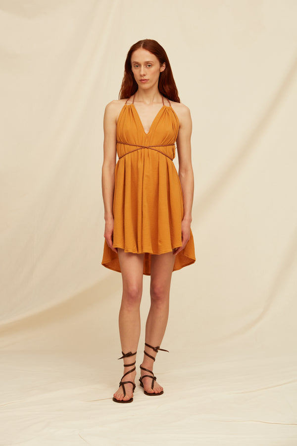 caravana MAHAHUAL DRESS - BURNT ORANGE