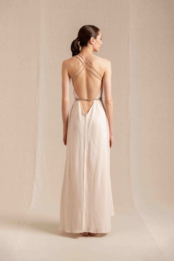 Caravana MAHAHUAL LONG DRESS - NATURAL