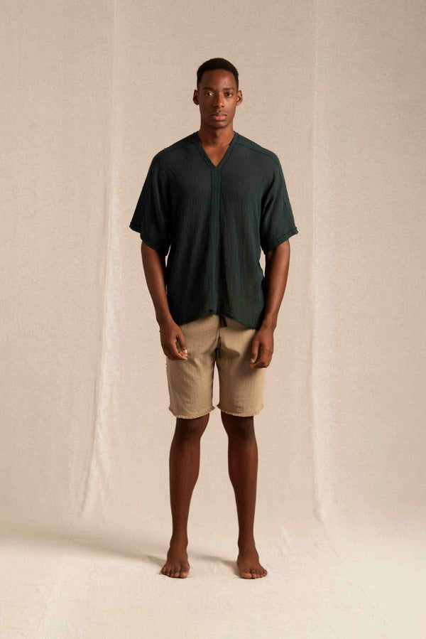 caravana MAKULAN SHIRT - HUNTER GREEN