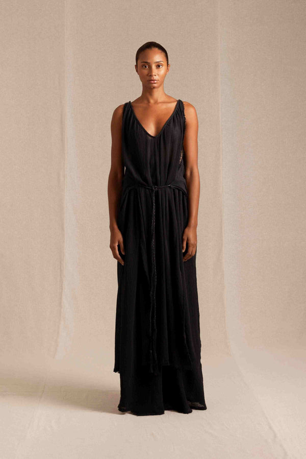 caravana MUUK DRESS - BLACK