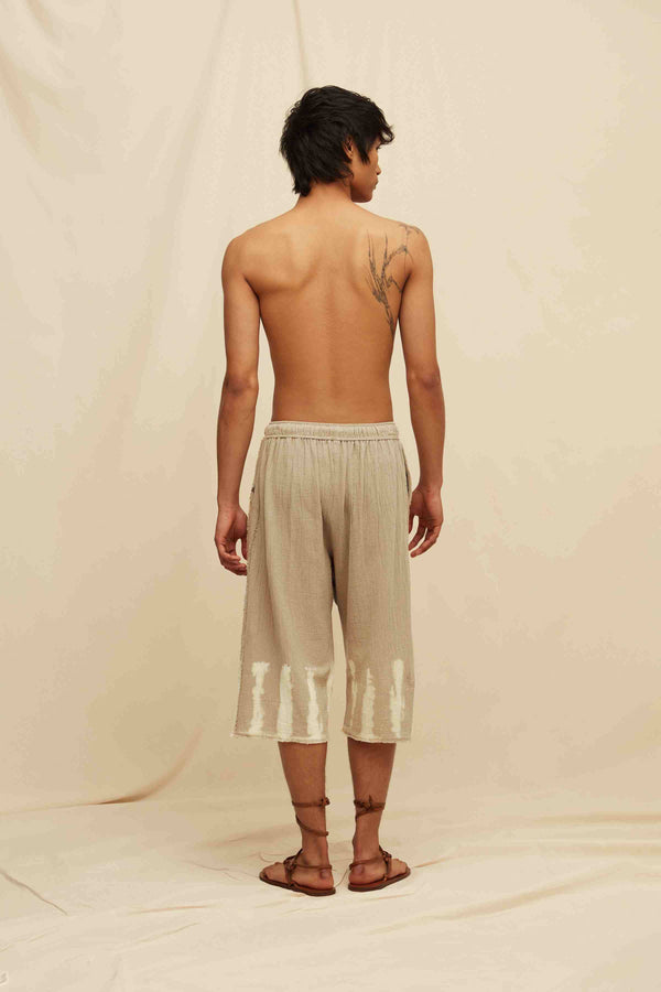 Caravana NEEM TIE DYE SHORTS - SEPIA TIE DYE