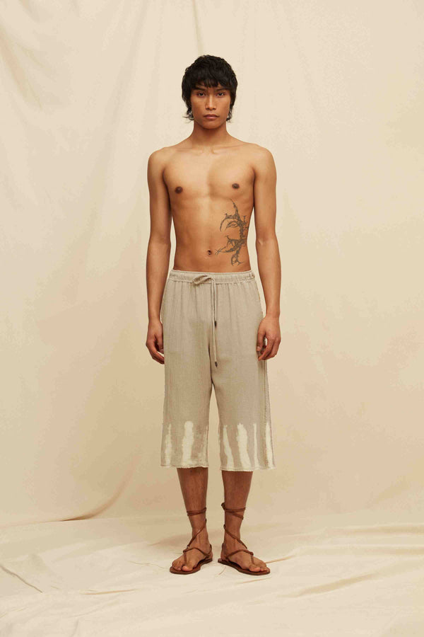 caravana NEEM TIE DYE SHORTS - SEPIA TIE DYE