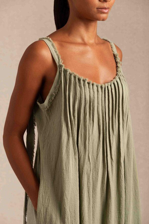 Caravana NELLI DRESS - SAGE GREEN