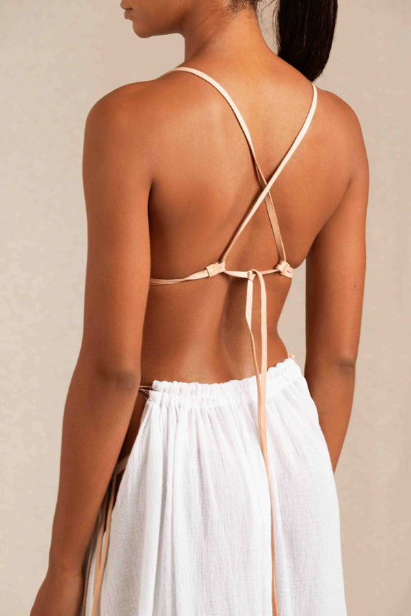 Caravana POMOLCHE DRESS - WHITE