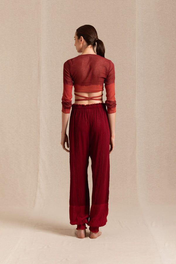 Caravana SIBINCHE PANTS - CHERRY TIE DYE