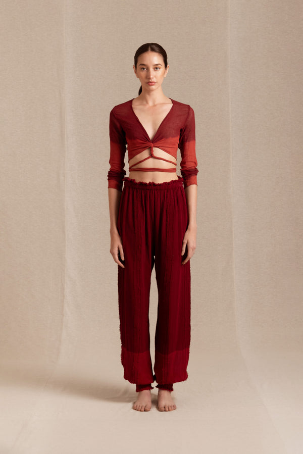 caravana SIBINCHE PANTS - CHERRY TIE DYE