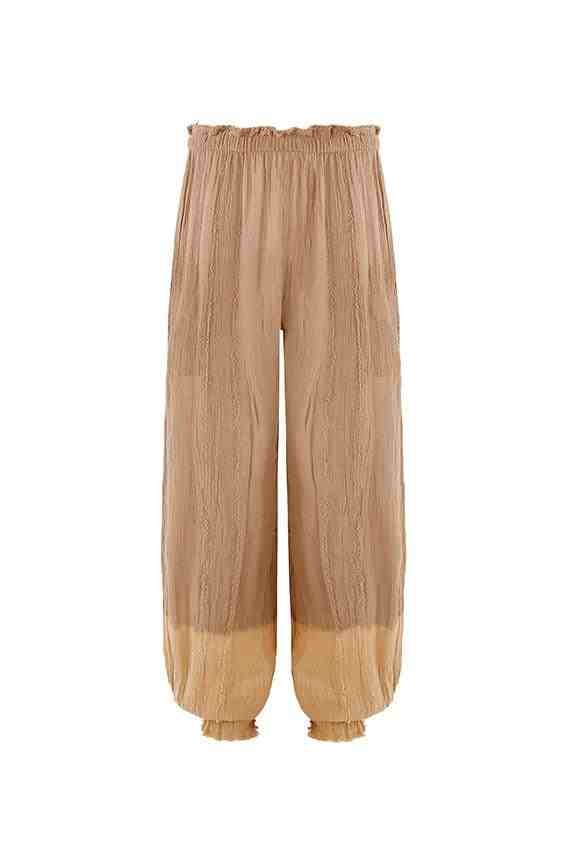Caravana SIBINCHE PANTS - TIE DYE SEPIA TINT