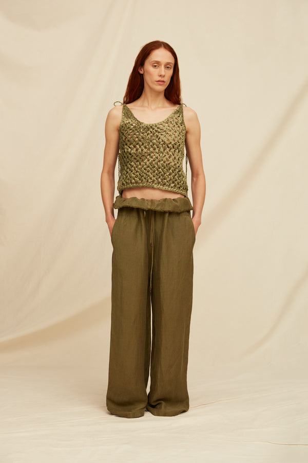 caravana SIINTUN PANTS - OLIVE