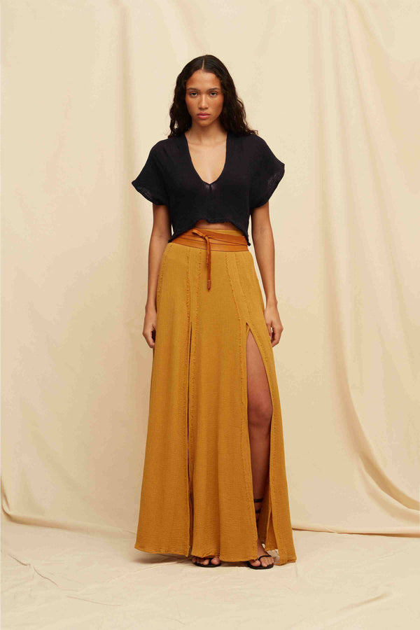 caravana SUUK SKIRT - MUSTARD