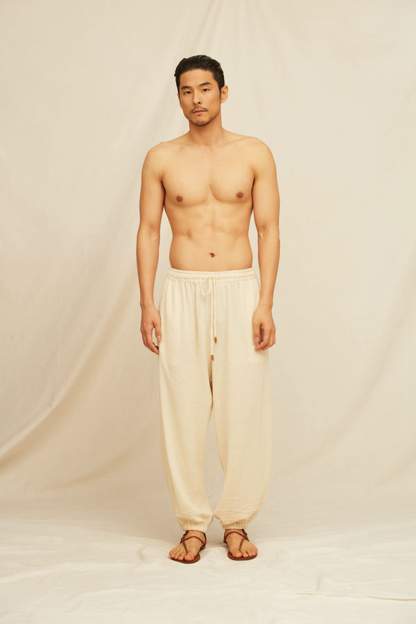 caravana TASKU PANTS - NATURAL