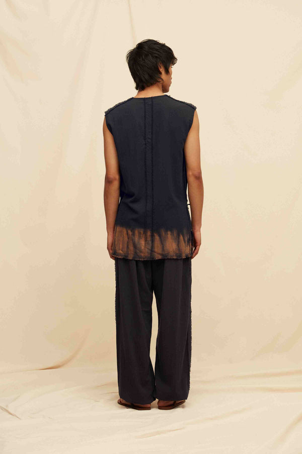 Caravana TATICH TIE DYE SHIRT - BLACK TIE DYE