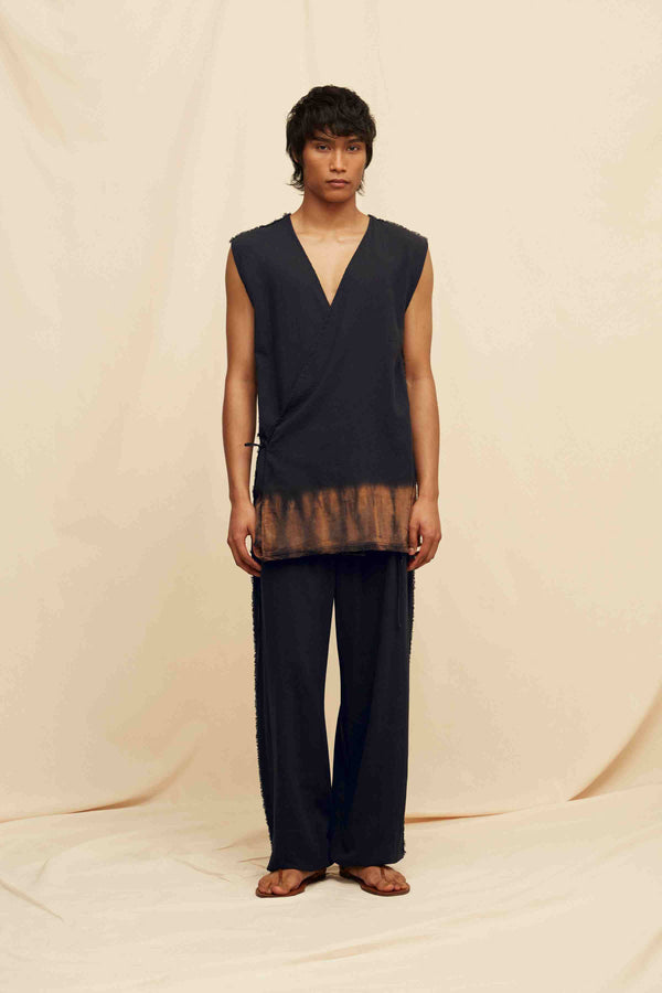 caravana TATICH TIE DYE SHIRT - BLACK TIE DYE