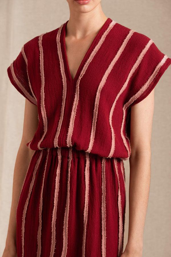 Caravana TIKUI DRESS - CHERRY / DESERT ROSE