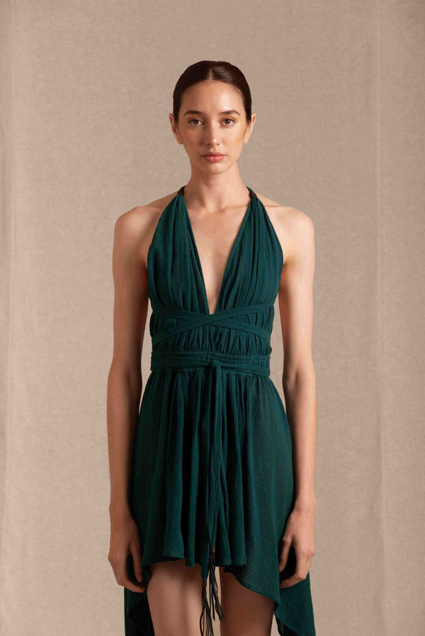 Caravana TSIKBAL DRESS - ALPINE GREEN
