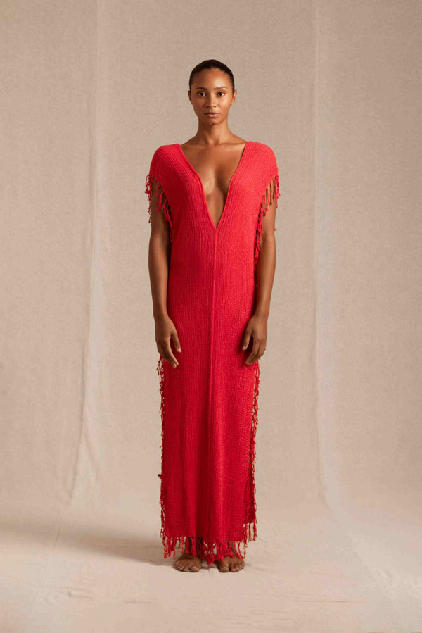 caravana TUUNICH DRESS - SCARLET