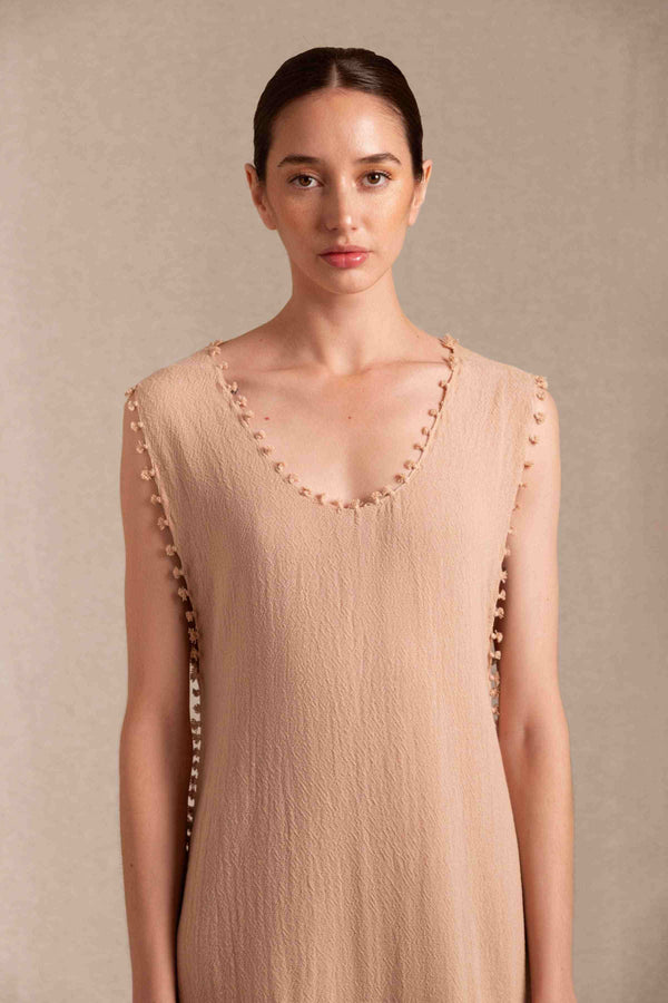 Caravana WARI DRESS - ANTIQUE ROSE / SEPIA TINT