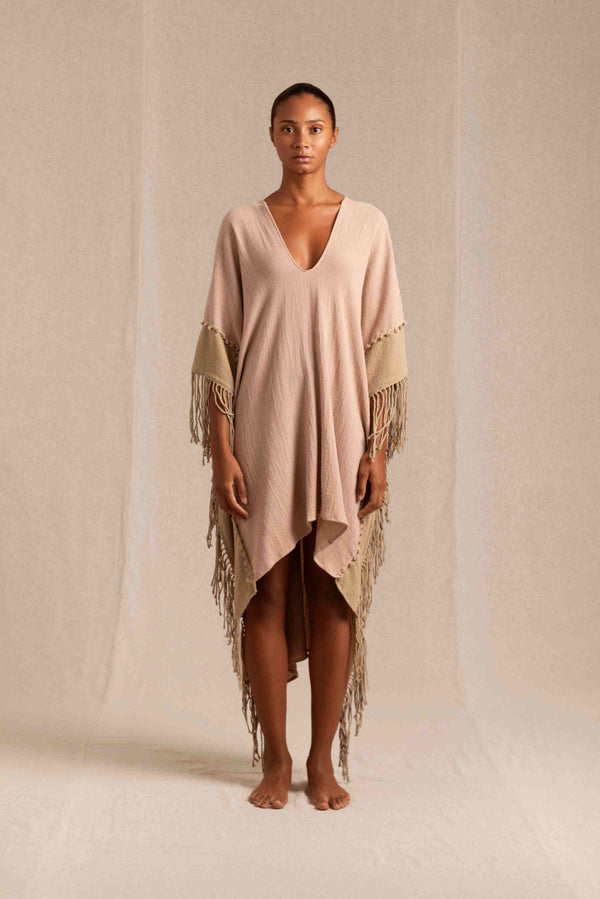 caravana WISA DRESS - ANTIQUE ROSE / SEPIA TINT