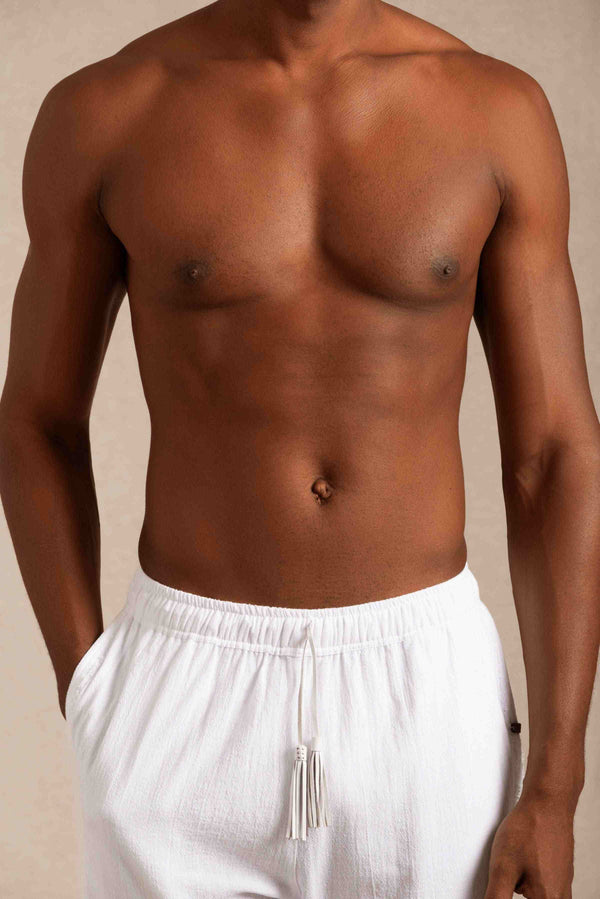 Caravana WOLPOCH PANTS - WHITE