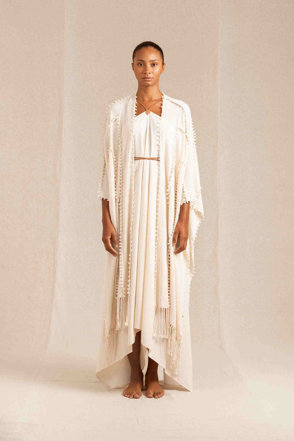 Caravana YALCHEN KNOTS CAPE - NATURAL