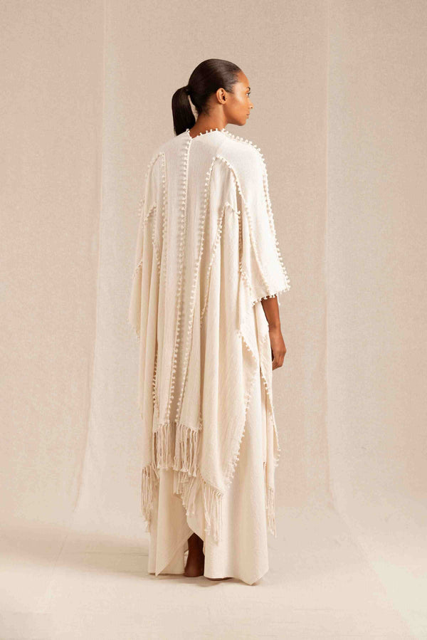 Caravana YALCHEN KNOTS CAPE - NATURAL