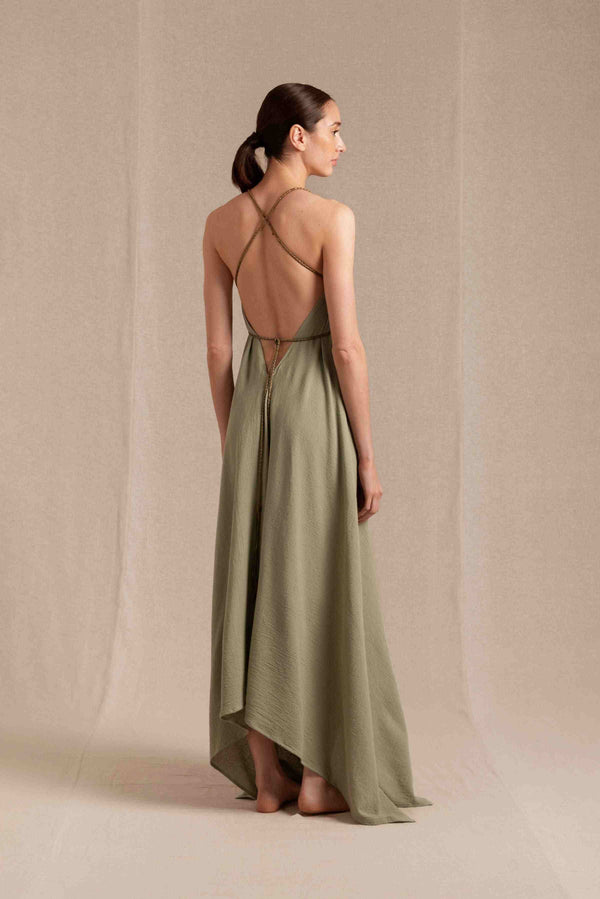 Caravana YATZIL DRESS - SAGE GREEN