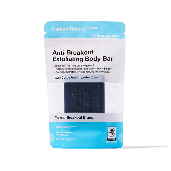 carbon theory Anti-Breakout Exfoliating Body Bar