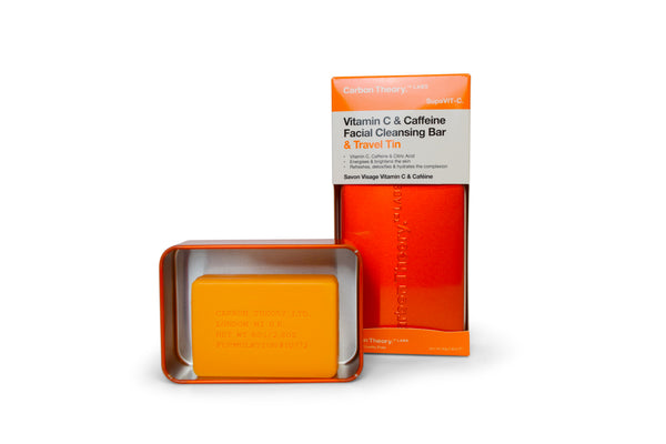 Carbon Theory SupaVIT-C Cleansing Bar & Travel Tin