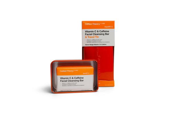 Carbon Theory SupaVIT-C Cleansing Bar & Travel Tin