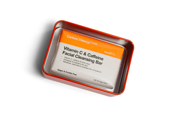 Carbon Theory SupaVIT-C Cleansing Bar & Travel Tin