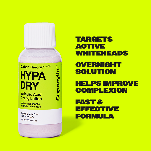 Carbon Theory Hypa Dry - 2% Salicylic Acid Overnight Drying Lotion