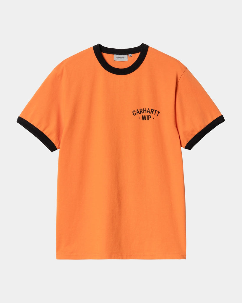 carhartt work in progress Carhartt WIP 89 Ringer T-Shirt | Pumpkin / Black