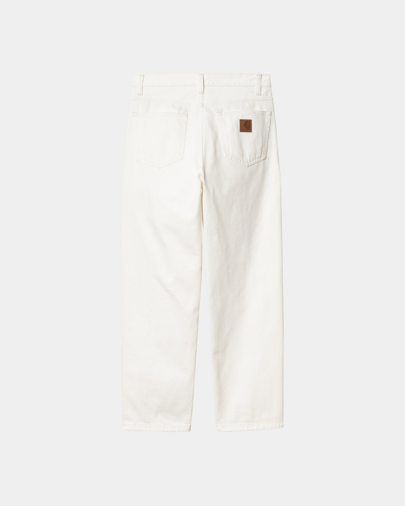 carhartt work in progress Carhartt WIP Aaron Pant | White (rinsed)